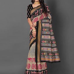 Mitera Ethnic Motifs Art Silk Bhagalpuri Saree-image-14