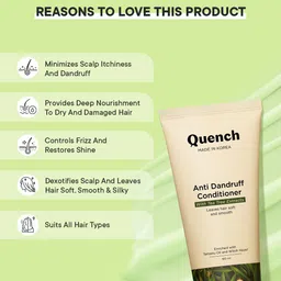 Quench Botanic Anti Dandruff Conditioner With Tea Tree Extracts - 180ml image 3