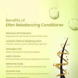 ELFEN Rebalancing Conditioner With Witch Hazel & Neem For Oily Hair and Scalp - 250 ml image 5