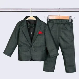 BAESD Checked Single-Breasted 3-Piece Suit-29