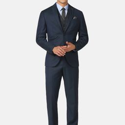 Blackberrys Single-Breasted Slim-Fit Pure Wool 3-Piece Formal Suit-image-57