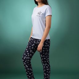 Lil Tomatoes Girls Printed Night suit-image-98