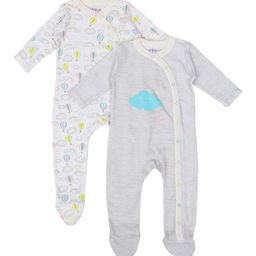 MiArcus Infant Pack Of 2 Printed Cotton Sleepsuits-48