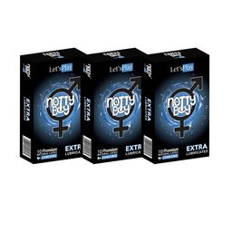noTTy Boy LetsPlay Extra Lubricated Condoms -10 Units Each-18