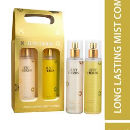 Just Herbs Set Of 2 Creamy Delight-Vanilla Spice Long Lasting Body Mist -140ml Each-36