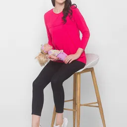 AV2 Polka Dots Printed Cotton Maternity Top-picture-29