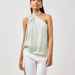 Contemponari Modal Satin Top With Trousers Co-Ords-picture-15