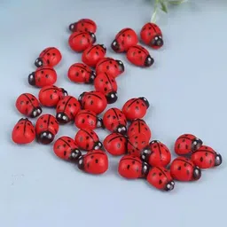 CHOCOZONE 100 Pcs Beetle Decorative Pots-47