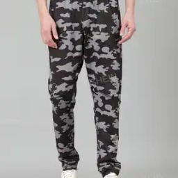 Shein Street Full Length Camouflage Joggers With Pockets-image-23
