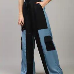 Shein Street Full Length Relaxed Fit Parachute Pants-30