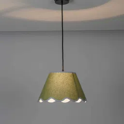 kapoor lampshades Blair scalloped Edges Green Shade Pendant Light-picture-33