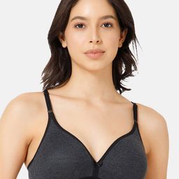 NAIDU HALL Half Coverage Non Padded Seamless Everyday Bra - All Day Comfort-26