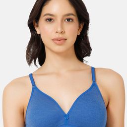 NAIDU HALL Half Coverage Non Padded Seamless Everyday Bra - All Day Comfort-picture-45