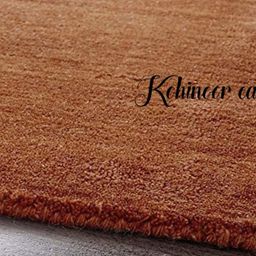 IMRA CARPET Rust Solid Handmade Woollen Carpet image 5