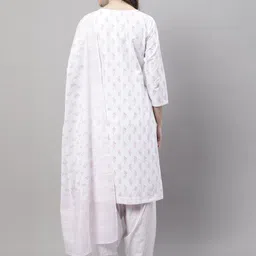 Rajnandini Ethnic Motifs Printed Kurta with Patiala & With Dupatta image 5