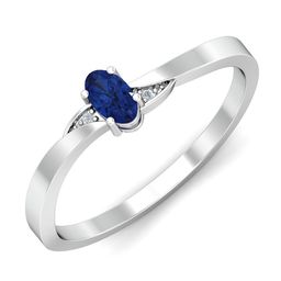 KUBERBOX Ceria Solitaire 18KT White Gold Diamond Studded Ring - 1.89 gm-image-62