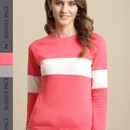 Fabflee Pack of 2 Round Neck Cotton T-shirt-picture-14