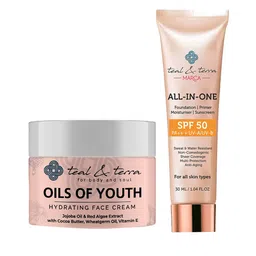 teal & terra Set of 2 Hydrating Face cream & All in one cream image 1