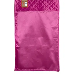 atorakushon Fuchsia & Green Solid Set of 6 Wardrobe Cloth Organizer image 4