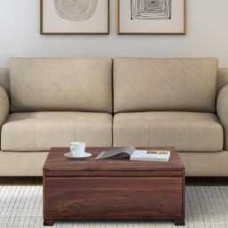 woodsworth from pepperfry Segur Sheesham Wood Coffee Table In Provincial Teak-picture-46