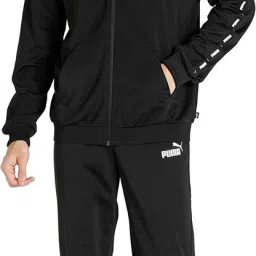 Tape Poly Suit Solid Men Track Suit-image-35