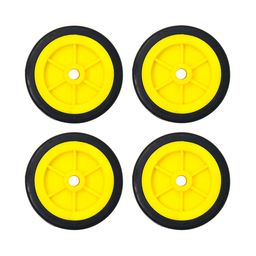 EasyMech Heavy Duty(HD) Disc Wheel 100mm Dia – 4Pcs(Yellow Color)-24