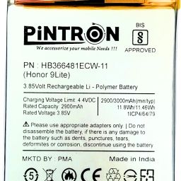 Pintron Mobile Battery For Honor HB366481ECW-11 HONOR 9Lite / 3000 mAh Battery / 180 days Warranty-36