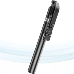 BITWEAVE R1S-L Selfie Stick with Tripod Stand & LED Fill Light – 1.7M Carbon Fiber for iPhone & Android Bluetooth Selfie Stick-image-84