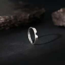 Sterling Silver Rhodium Plated Ring-image-37