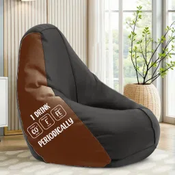 XXXL I Drink Coffee Printed Bean Bag Filled With Beans Teardrop Bean Bag With Bean Filling-picture-14