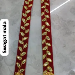 Velvet Self Design Maroon, Gold Men Dupatta-picture-13