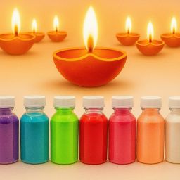 Pack of 10 Rangoli Powder-image-42