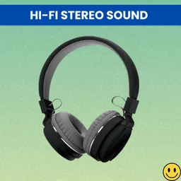 sacro SH12 Wireless Headphone, BT5.1 Headphones With 48 Hrs Music PlaytimeX182 Bluetooth Headset-picture-48