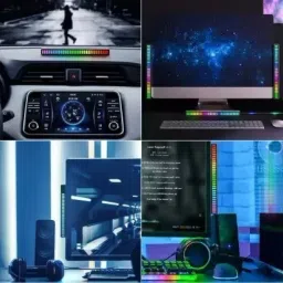 NKL Led RGB Bar Light 32 Bit RGB Music Sound Control For Cars Led Light 166 Smart Sensor Light image 5