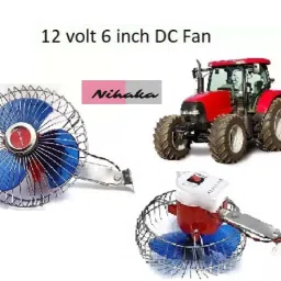 6 inch 12 Volts DC Fan Run Solar Fan Car Interior Fan-image-67