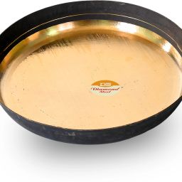 Bronze Puja Thali |Tilak Thal |Phul Thal |Kansa Thali | Banarasi Thali 12 Inch Tray-14