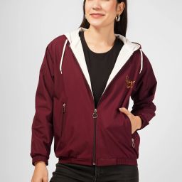 DREAMDIVA Premium Waterproof Solid Women Wind Cheater-image-43