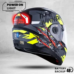 N2 Air 7 Smart Bluetooth Calls |Voice Asst. | GPS | Waterproof | Music Winner DV Motorbike Helmet-10