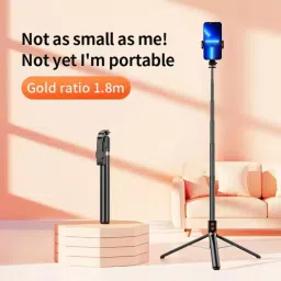 OneXsale Portable Selfie Stick with Mini 3 Legs Tripod Stand Bluetooth Selfie Stick-picture-14