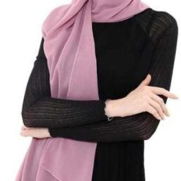 Self Design Georgette Women Pink Scarf, Stole, Fancy Scarf-image-24