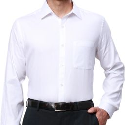Men Slim Fit Self Design Formal Shirt-image-5