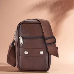 Brown Men Sling Bag Sling BAG-image-74
