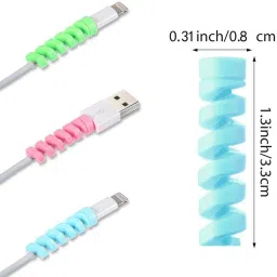 IMMUTABLE Spiral Charger Cable Protector Multi Color K31 Cable Protector-image-33