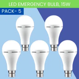 15W Rechargeable Inverter LED Bulb with Upto 4H.Power Cut Lighting Pack of_5I440 4 hrs Bulb Emergency Light-picture-39