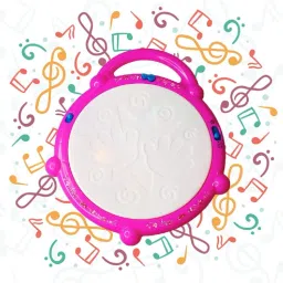 Flashing Lights Musical Drum|Learning & Educational Toy|Birthday Gift for 3+-18