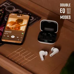 zebronics Zeb-Pods K2, Upto 40H Backup, Dual EQ Mode,Quad Mic ENC, 40ms Low Latency Gaming Bluetooth without Mic Headset image 3