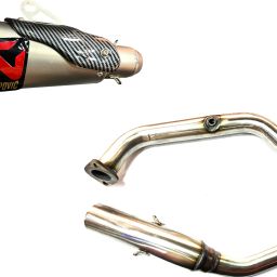 1 EXHAUST, 1 R15 V4/M BS6.2 2023 double/dual sensor BEND PIPE Combo-image-77