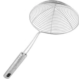 lsari Deep Fry/Mesh Strainer/Jhara/Puri Strainer set of 2 Pcs (14 & 16 Cm) Code-STJ18 Strainer image 3