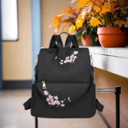 Small 12 L Backpack Backpack Fashion 12L New Flower Embroidered Artistic National Style Capacity Bag-25