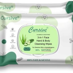 Women's Extra Cool Cleaning, Sanitizing Wet Wipes ,Makeup Remover Facial Tissues-image-25